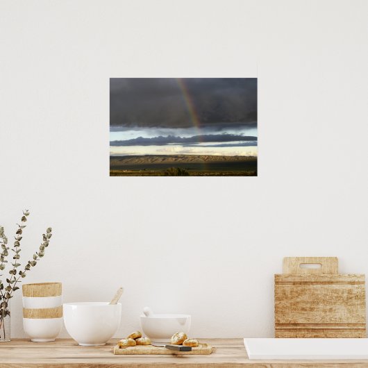 Wüste Rainbow Poster (Küche)
