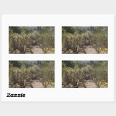 Wüste Rechteckiger Aufkleber (Blatt)