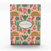 Wüste Rosa Kinderzimmer Decor-Baby Gi Fotoblock (Vorderseite)