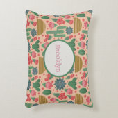 Wüste Rosa Kinderzimmer Decor-Baby Girls Dekokissen (Vorderseite(Vertikal))