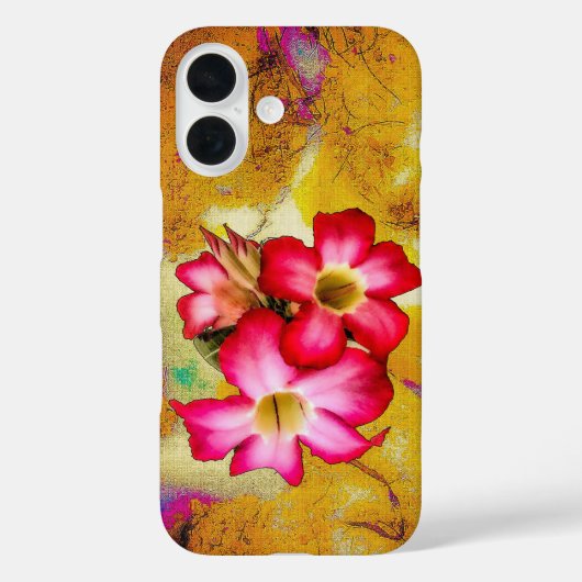 Wüste Rose Blume auf Sand iPhone 16 Fall Case-Mate iPhone Hülle (Rückseite)
