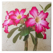 Wüste Rose Blume Keramik Tile Fliese (Vorderseite)