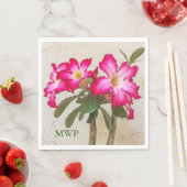 Wüste Rose Blume Paper Napkin Serviette (Beispiel)