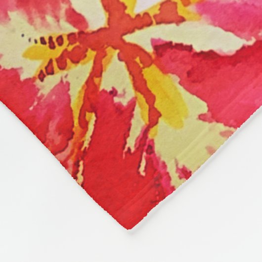 Wüste-Rose Fleecedecke (Ecke)