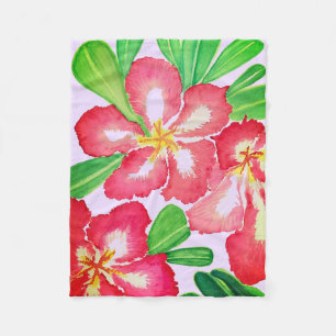 Wüste-Rose Fleecedecke