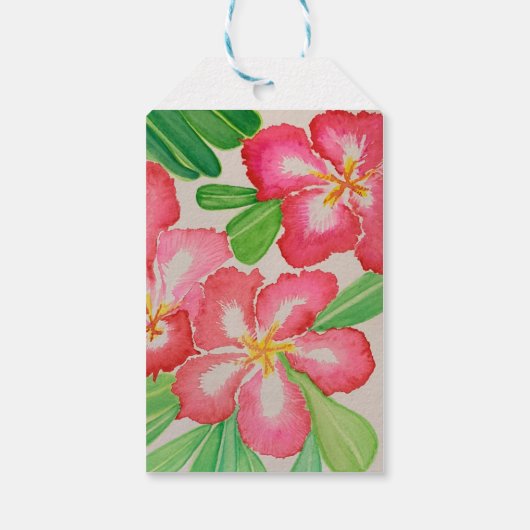 Wüste-Rose Geschenkanhänger (Rückseite)