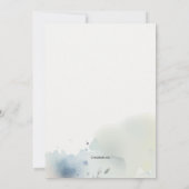 Wüste Rose Name Day Card Einladung (Rückseite)