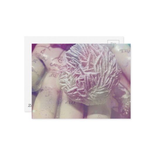 Wüste-Rose Postkarte (Vorderseite/Rückseite Beispiel)