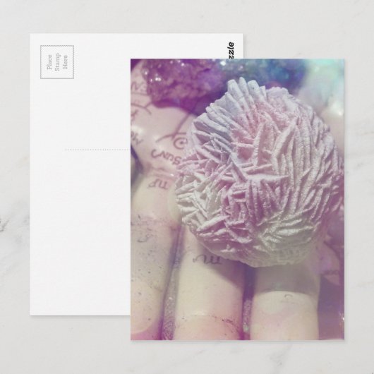 Wüste-Rose Postkarte (Vorne/Hinten)