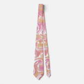 Wüste Rose Swirl Necktie Krawatte (Vorderseite)