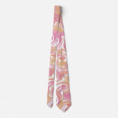 Wüste Rose Swirl Necktie Krawatte (Rückseite)