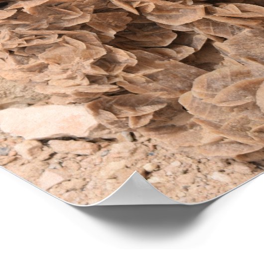 Wüste Rose. Tunesien. Poster (Ecke)