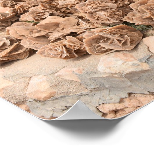 Wüste Rose. Tunesien. Poster (Ecke)