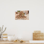 Wüste Rose. Tunesien. Poster (Küche)