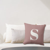 Wüste-Rose Ursprünglich Mit Monogramm Kissen im Fr