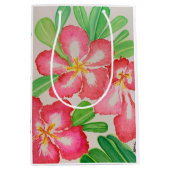 Wüste Rose Wasserfarbe Mittlere Geschenktüte (Vorderseite)