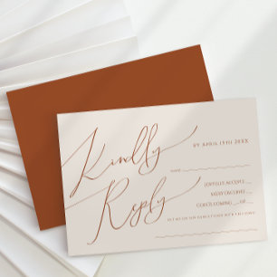 Wüste Rust Song Request RSVP Card Karte