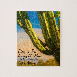 Wüste Saguaro Cactus Wedding Event Gevor Puzzle