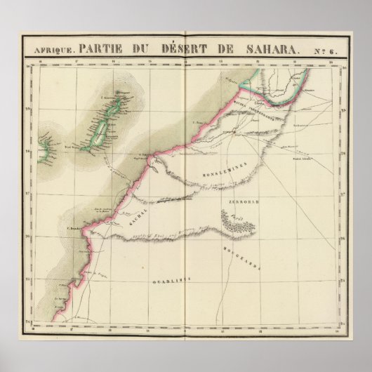 Wüste Sahara, Afrika 6 Poster (Vorne)