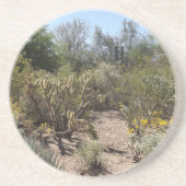 Wüste Sandstein Untersetzer (Vorne)