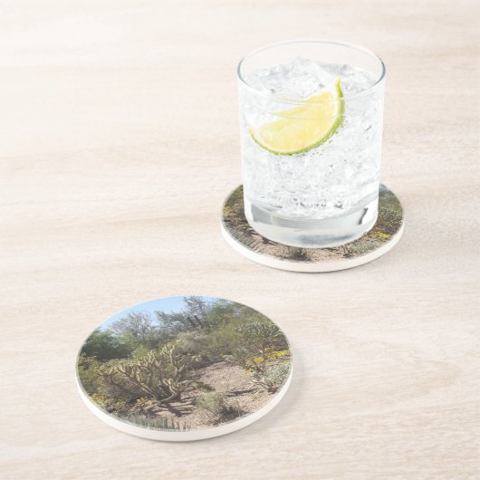 Wüste Sandstein Untersetzer (Seite)