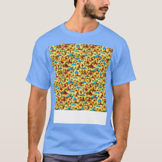 Wüste Seamless Muster Sand Dune Sahara Quicksand T-Shirt