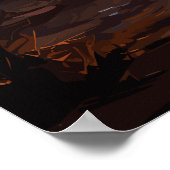 Wüste Sonnenuntergang auf dem Pferd, Serene Wall A Poster (Ecke)