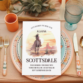 Wüste Sonnenuntergang Wasserfarbenbrille zum Bache Einladung