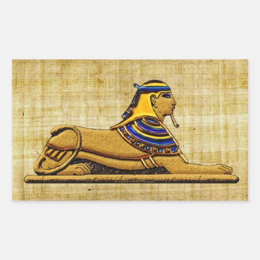 Wüste Sphinx Antikes Ägypten Sticker (Vorderseite)