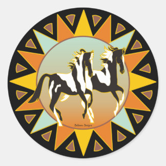 Wüste Star Paint Horse Sticker