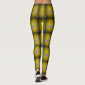 Wüste stehend gelb leggings (Rückseite)