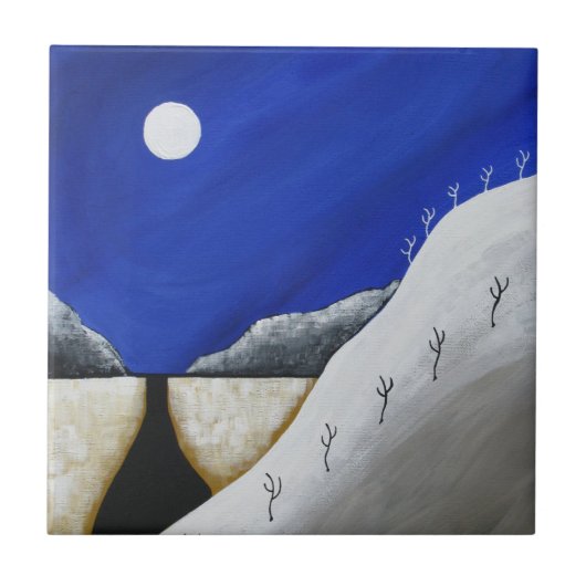 Wüste Südwest-Arizona Fliese (Vorderseite)