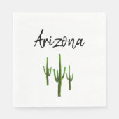 Wüste Südwest Arziona Cactus Serviette (Vorderseite)