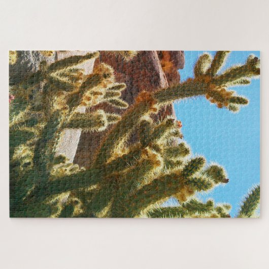 Wüste Südwest Cholla Cactus Jigsaw Puzzle (Horizontal)
