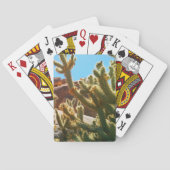Wüste Südwest Cholla Cactus Playing Cards Spielkarten (Rückseite)