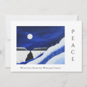 Wüste Südwesten Folk Art Weihnachten Frieden (Vorderseite)