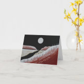 Wüste Südwestkaktus Folk Art Weihnachten Karte (Gelbe Blume)