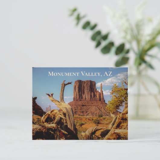 Wüste Südwestmonumentales Tal Arizona Postkarte (Stehend Vorderseite)