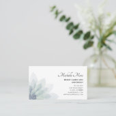 Wüste Sukkulente Visitenkarte (Stehend Vorderseite)