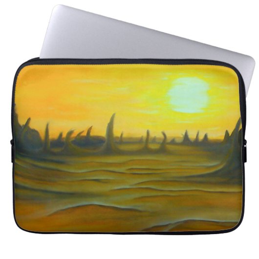 Wüste Sun Laptop Sleeve (Vorderseite)
