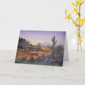 Wüste Sun - leere Gruß-Karten Karte (Gelbe Blume)