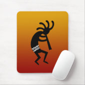 Wüste Sunet Kokopelli Südwest Orange Mousepad (Mit Mouse)