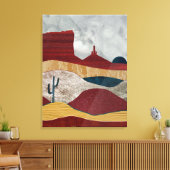Wüste Sunrise Leinwanddruck (Insitu (Wohnzimmer))