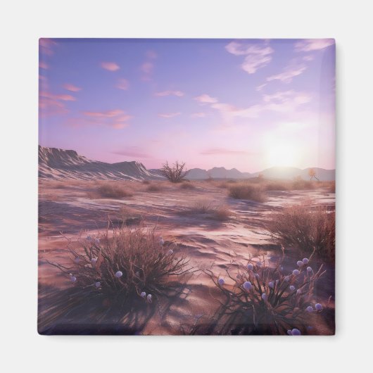 Wüste Sunrise Magnet (Vorne)