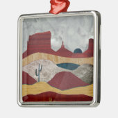 Wüste Sunrise Ornament Aus Metall (Links)