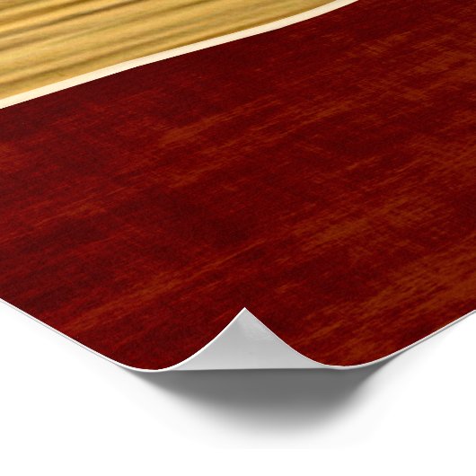 Wüste Sunrise Poster (Ecke)