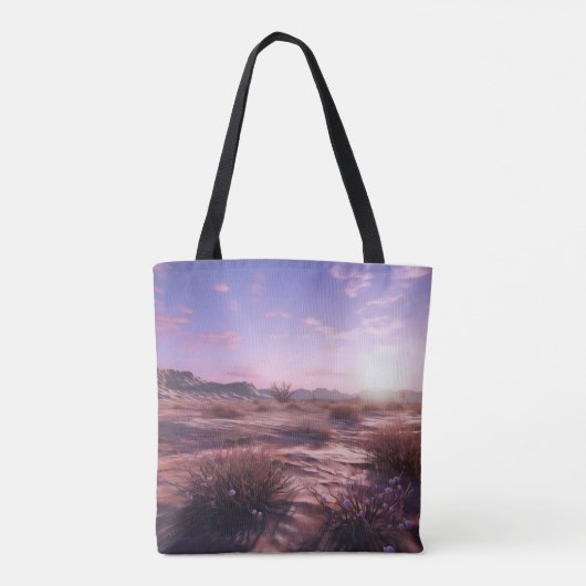 Wüste Sunrise Tasche (Rückseite)