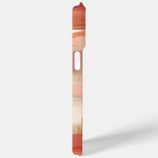 Wüste Sunset Abstrakter Blumenname Personalisiert Case-Mate iPhone Hülle (Rückseite / Rechts)