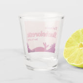 Wüste Sunset Bachelorette Scottsdale/Palm Springs Schnapsglas (Rückseite)