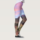 Wüste Sunset Cactus Landschaft Leggings (Rechts)